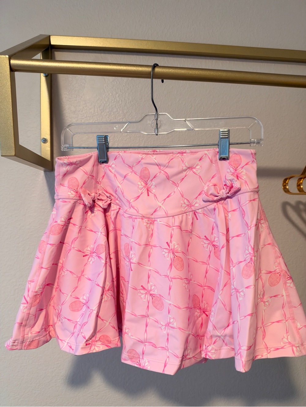 LoveShackFancy Pink Tennis Skirt